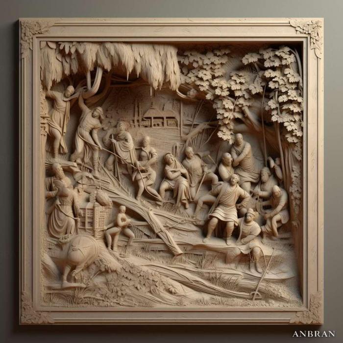 نموذج ثلاثي الأبعاد لآلة CNC 3D Art 